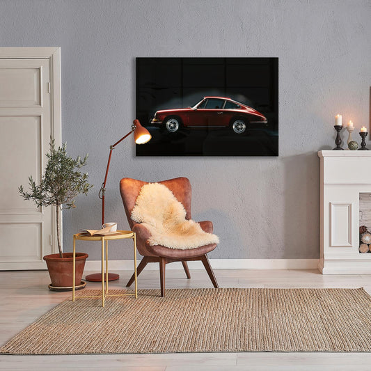 Acrylglasbild - Porsche 911 Wohnbeispiel
