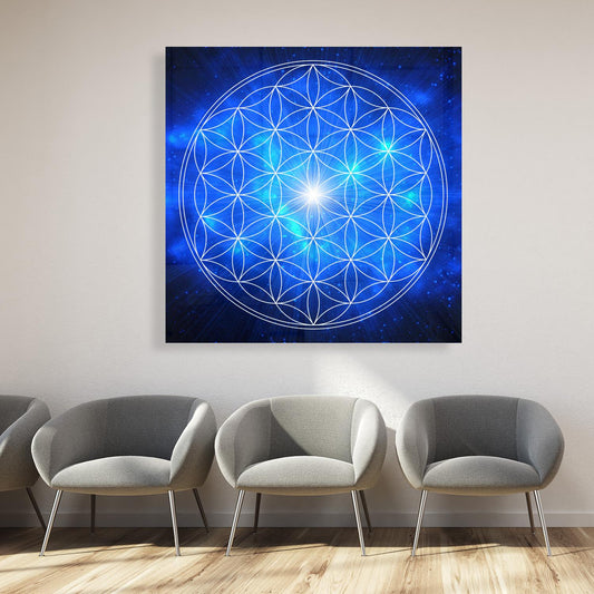 Yoga Art - Flower Of Life - Einrichtungsbeispiel Foto