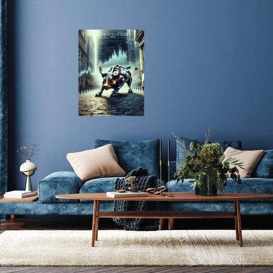 Acrylglasbild - Bull Börse