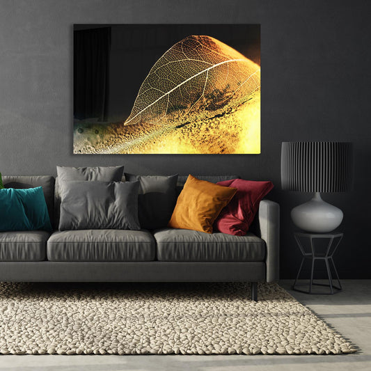 Blattgold Bild - Gold Leaf Wohnbeispiel