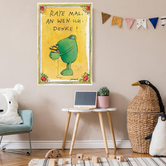 Janosch Canvas Print - Guess who I'm thinking of