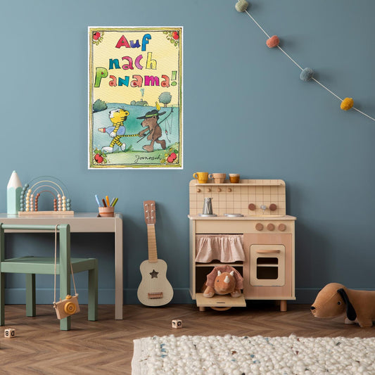 Janosch Leinwandbild - Auf nach Panama