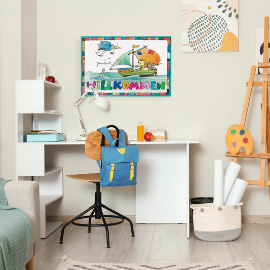 Janosch Leinwandbild - Willkommen