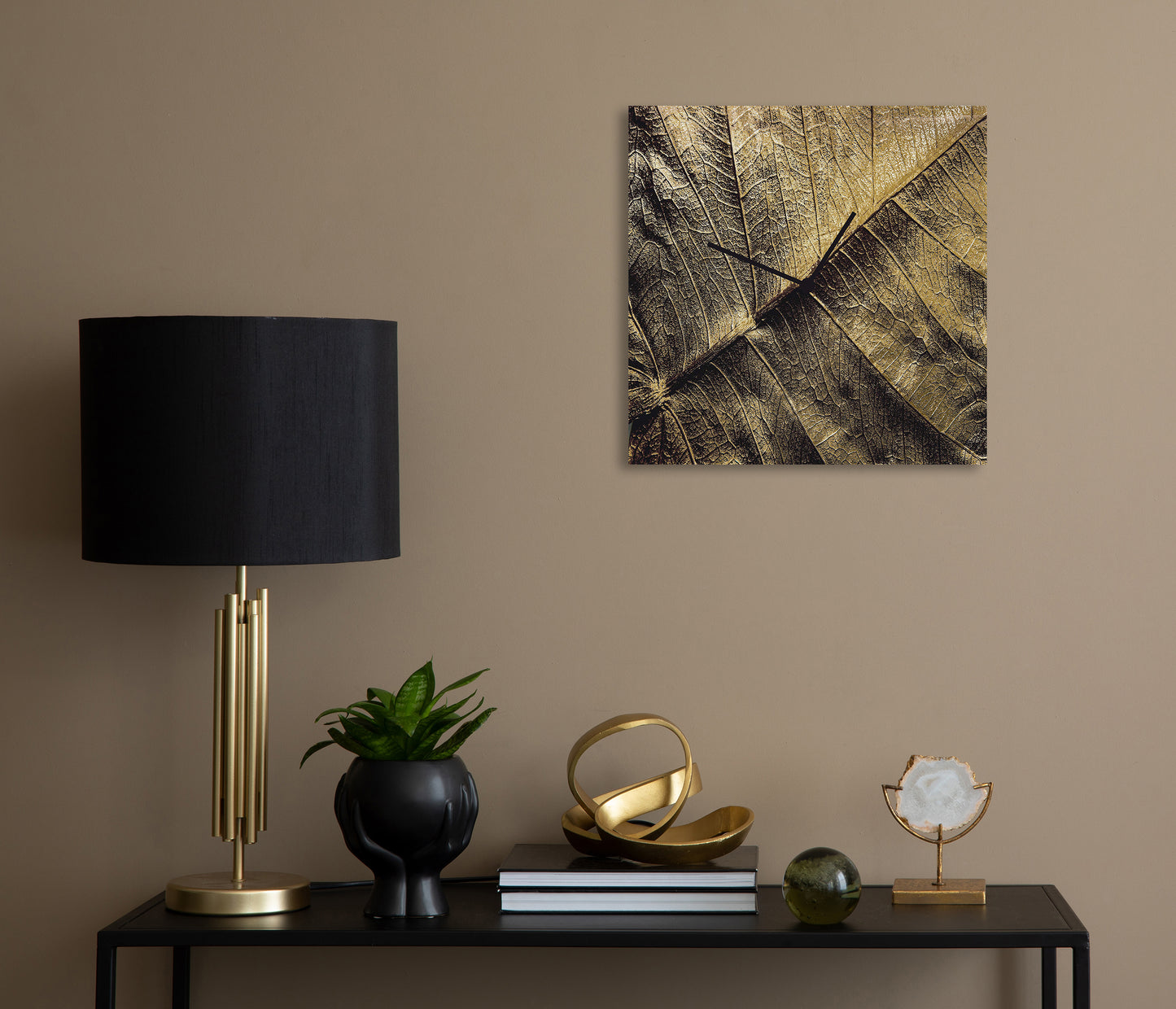 Noctis Aurum Blattgold-Uhr