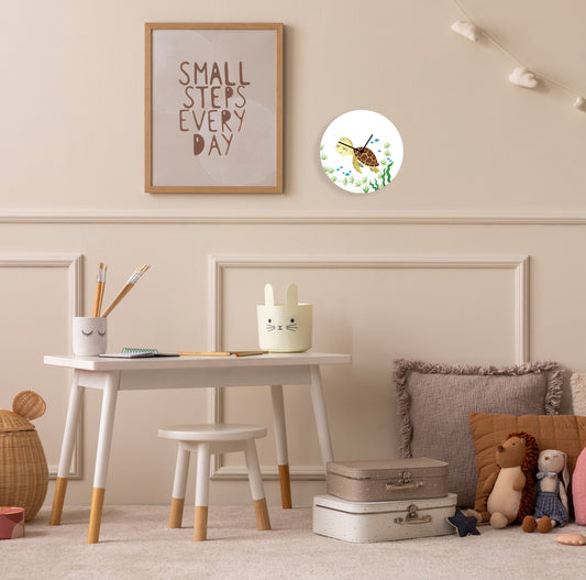 Acrylglas-Uhr - Schildkröte