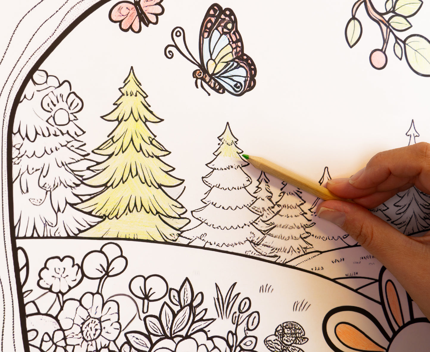 Beschriftbare Selbstklebende Tapete - Einhörner auf Wolken