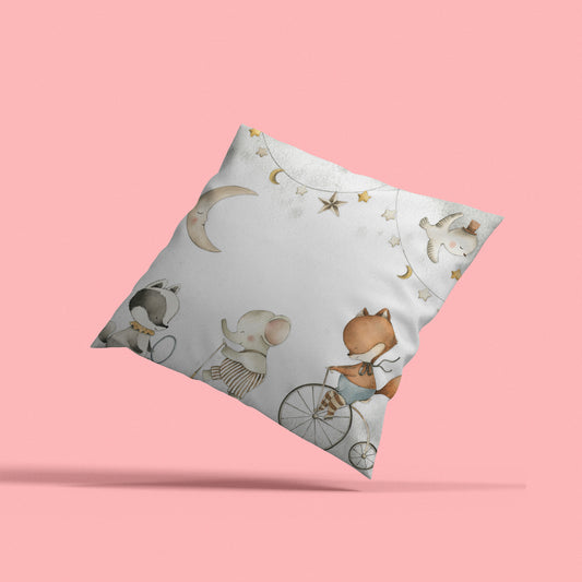 Kissenbezug - Fröhliche Tiere