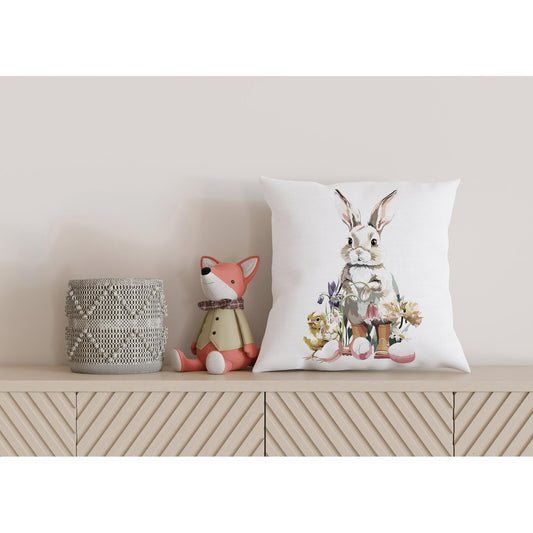 Kissenbezug - Hase und Küken