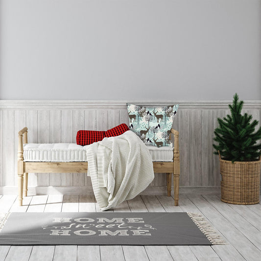 Kissenbezug - Birds And Deers Wohnbeispiel