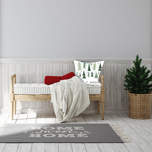 Kissenbezug - Let It Snow Wohnbeispiel