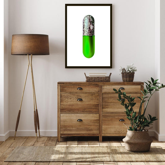 Rahmenbild - Green Pill Wohnbeispiel