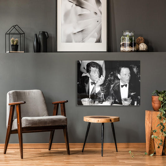 Acrylglasbild - Dean Martin & Frank Sinatra Wohnbeispiel