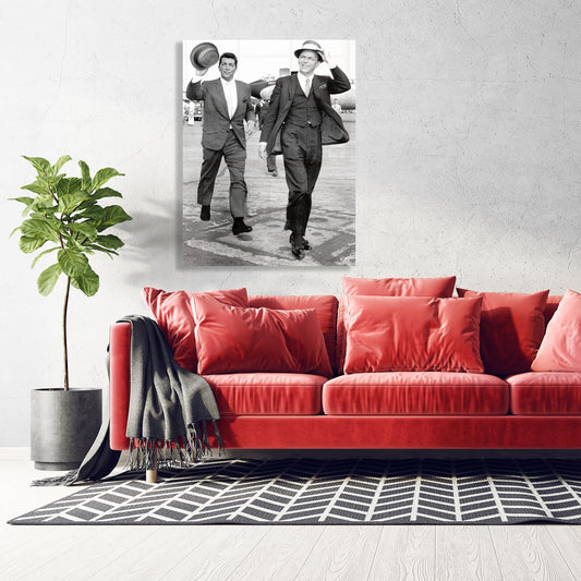 Acrylglasbild - Dean Martin & Frank Sinatra Wohnbeispiel
