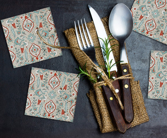 Steinuntersetzer-Set - Zera Wohnbeispiel