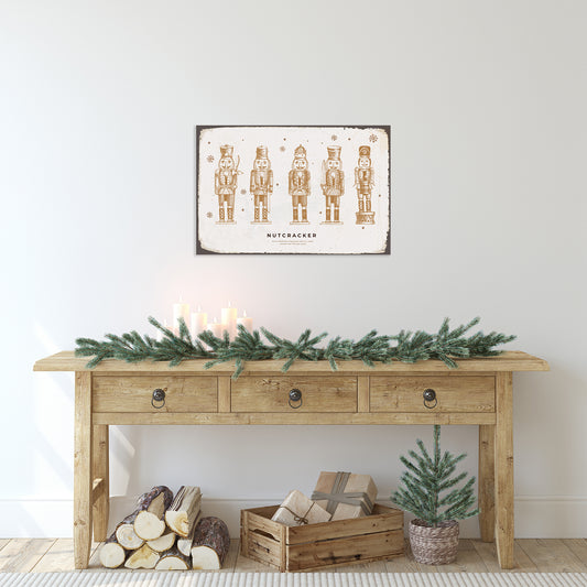 Blechschild - Nutcracker Wohnbeispiel