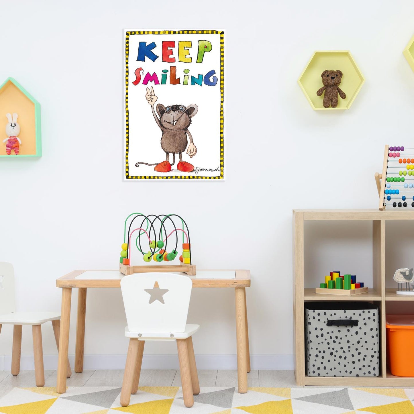 Janosch Blechschild - Keep Smiling Bär