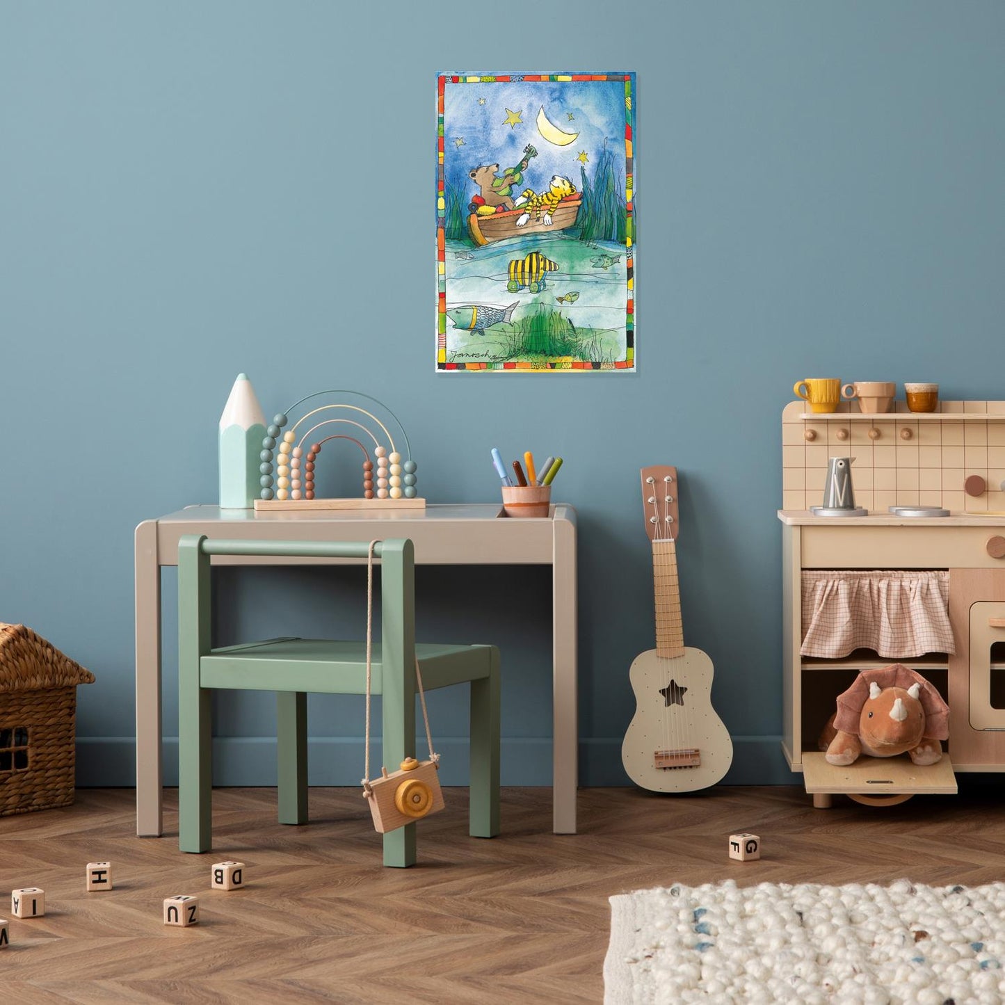 Janosch metal sign - Moonlight