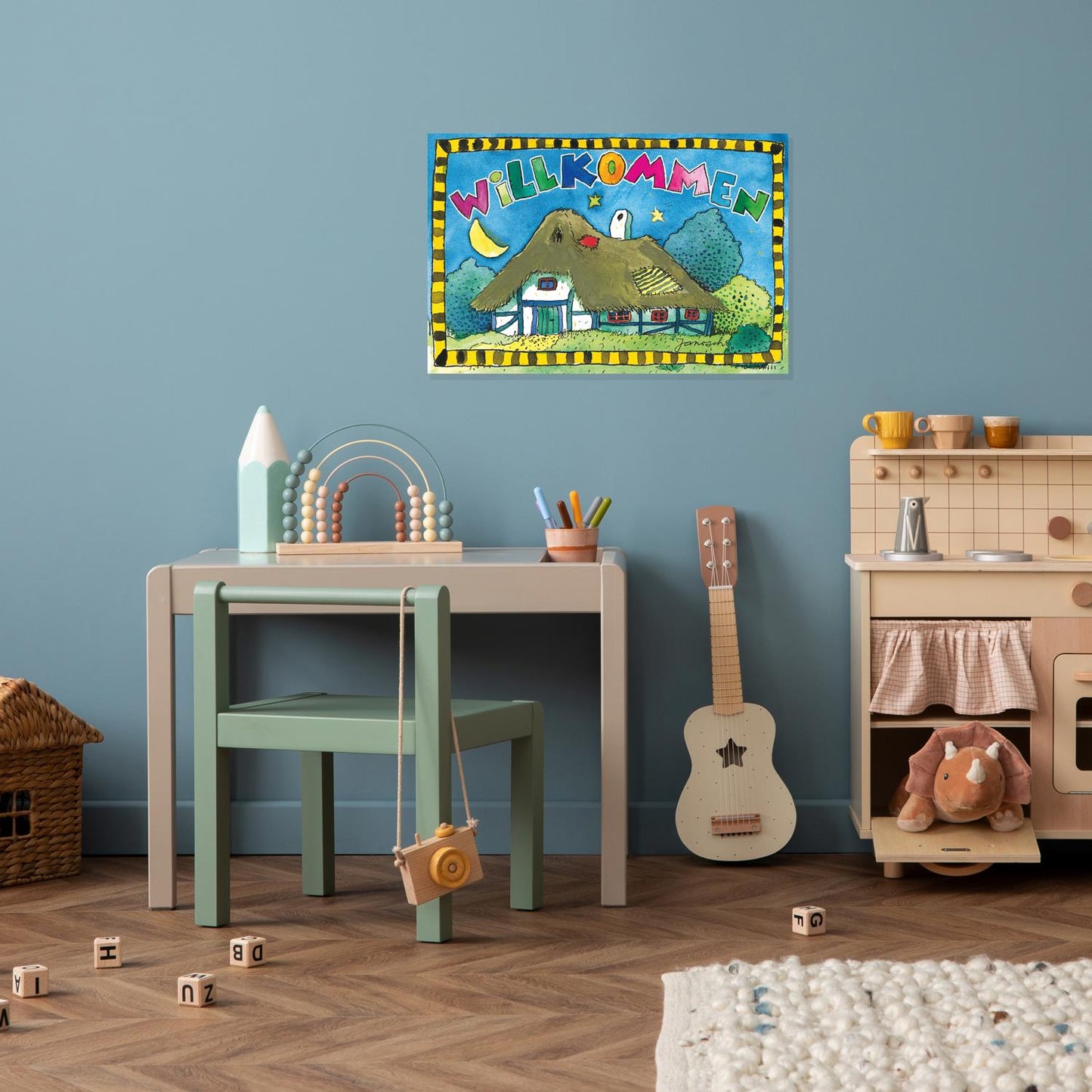 Janosch metal sign - Welcome Night