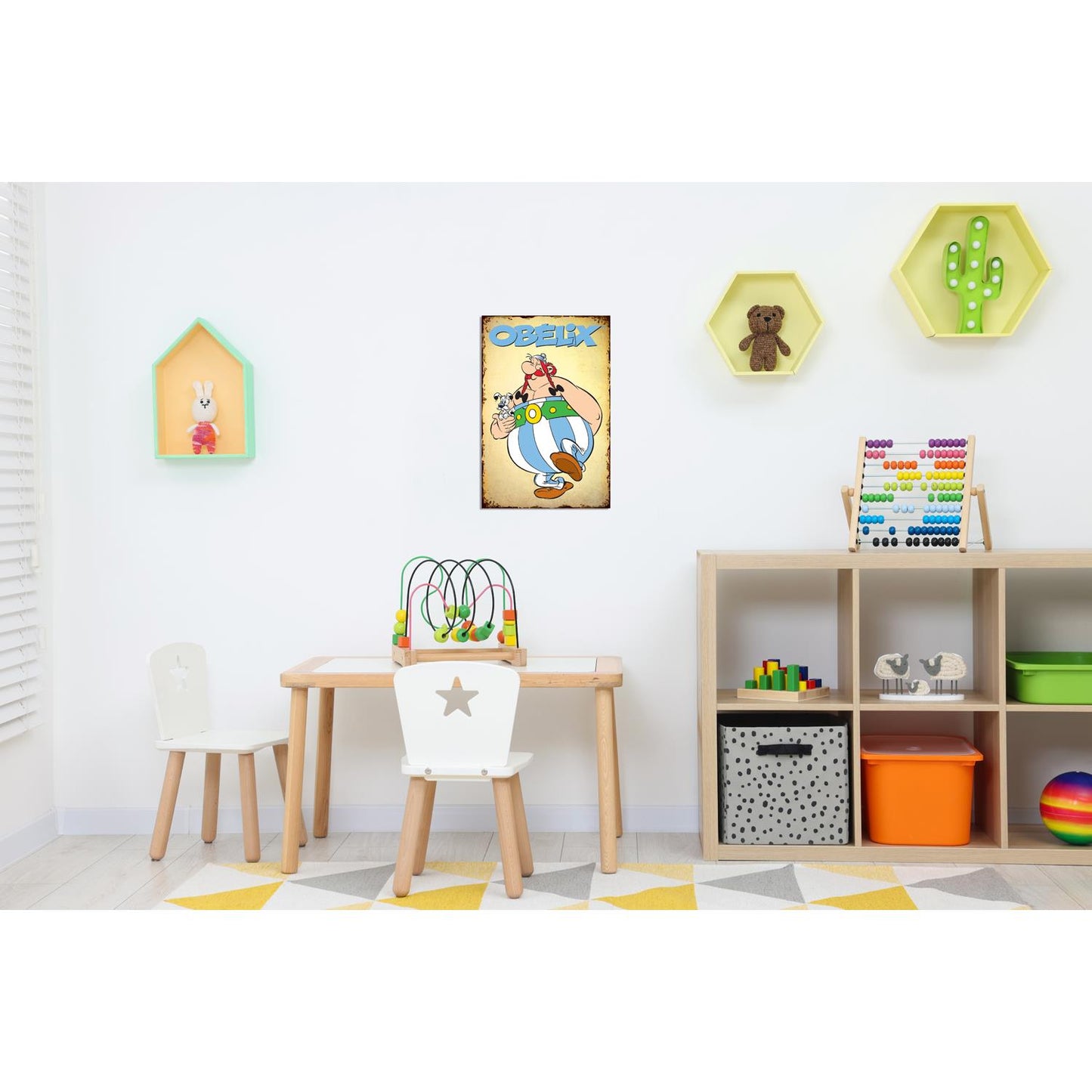 Blechschild - Obelix