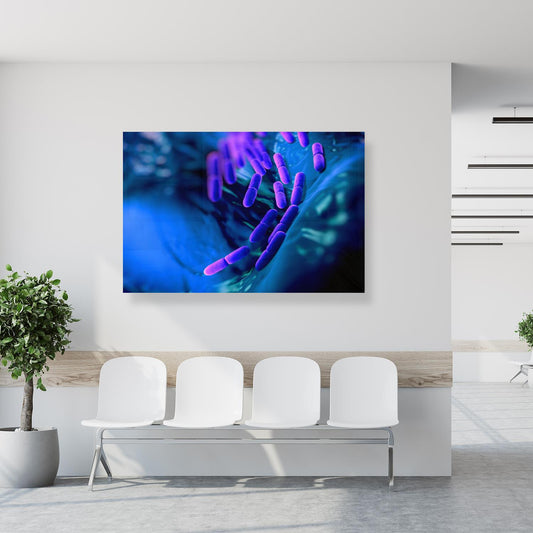 Medical Office Art - Lactobacillus bacteria - Einrichtungsbeispiel Foto