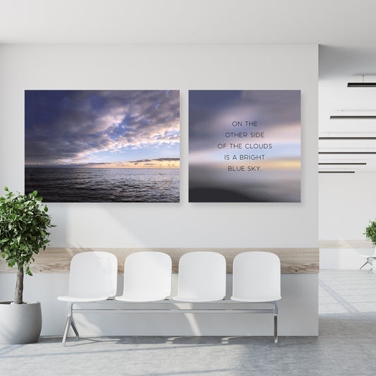 Leinwandbild - On the other side - Einrichtungsbeispiel Foto