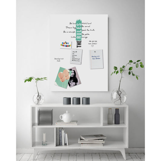 Magnetisches Markerboard - Forget the Rules Wohnbeispiel