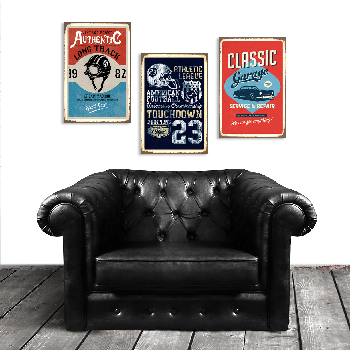 Blechschild - Classic Garage Wohnbeispiel