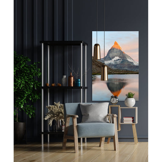Aluminiumbild - Matterhorn Wohnbeispiel