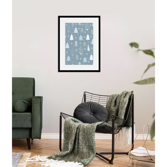 Rahmenbild - Christmas Trees Wohnbeispiel