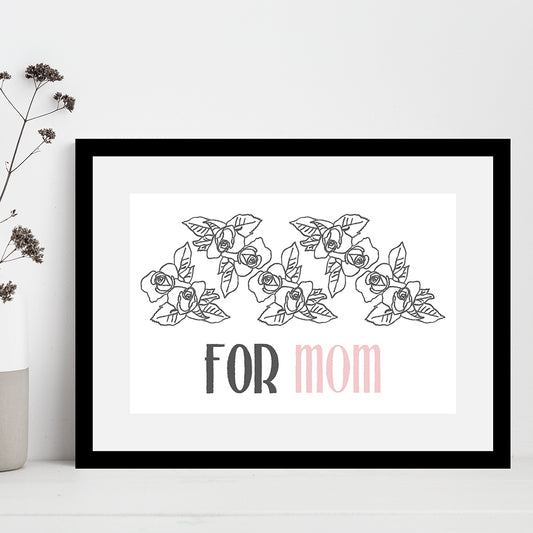 Rahmenbild - For Mom Wohnbeispiel