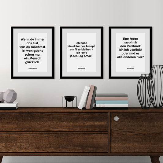 Rahmenbild - Wenn du immer das tust, was du möchtest Wohnbeispiel