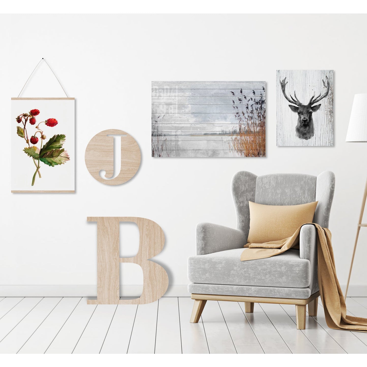 Leinwandbild - Enie Wohnbeispiel