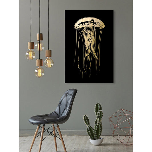 Blattgold Bild - Marvin Wohnbeispiel