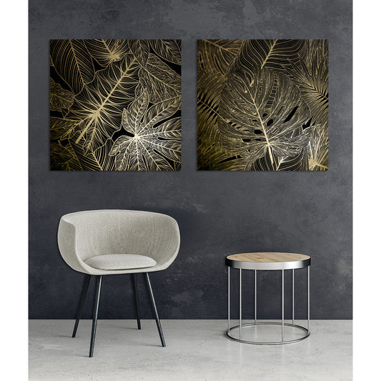 Blattgold Bild - Sven Wohnbeispiel