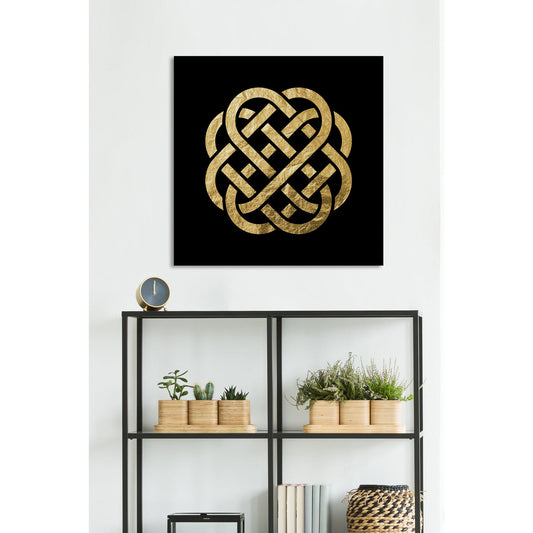 Blattgold Bild - Tjark Wohnbeispiel