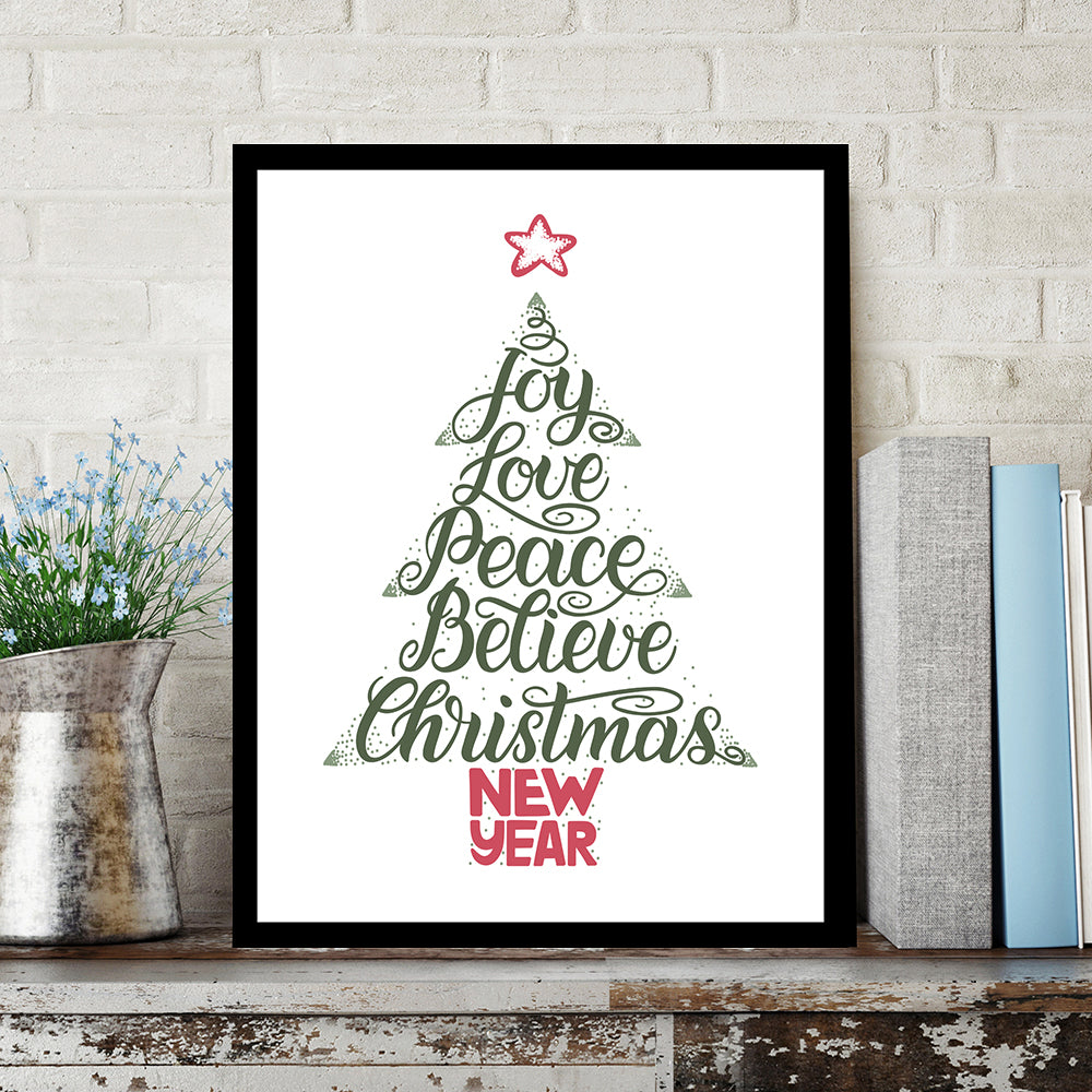 Rahmenbild - Christmas Tree Wohnbeispiel