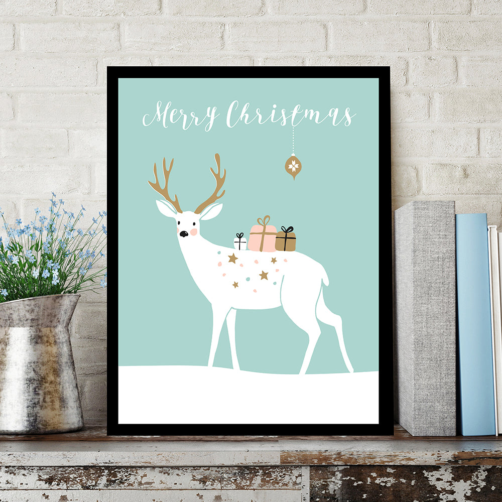 Rahmenbild - Merry Christmas Wohnbeispiel