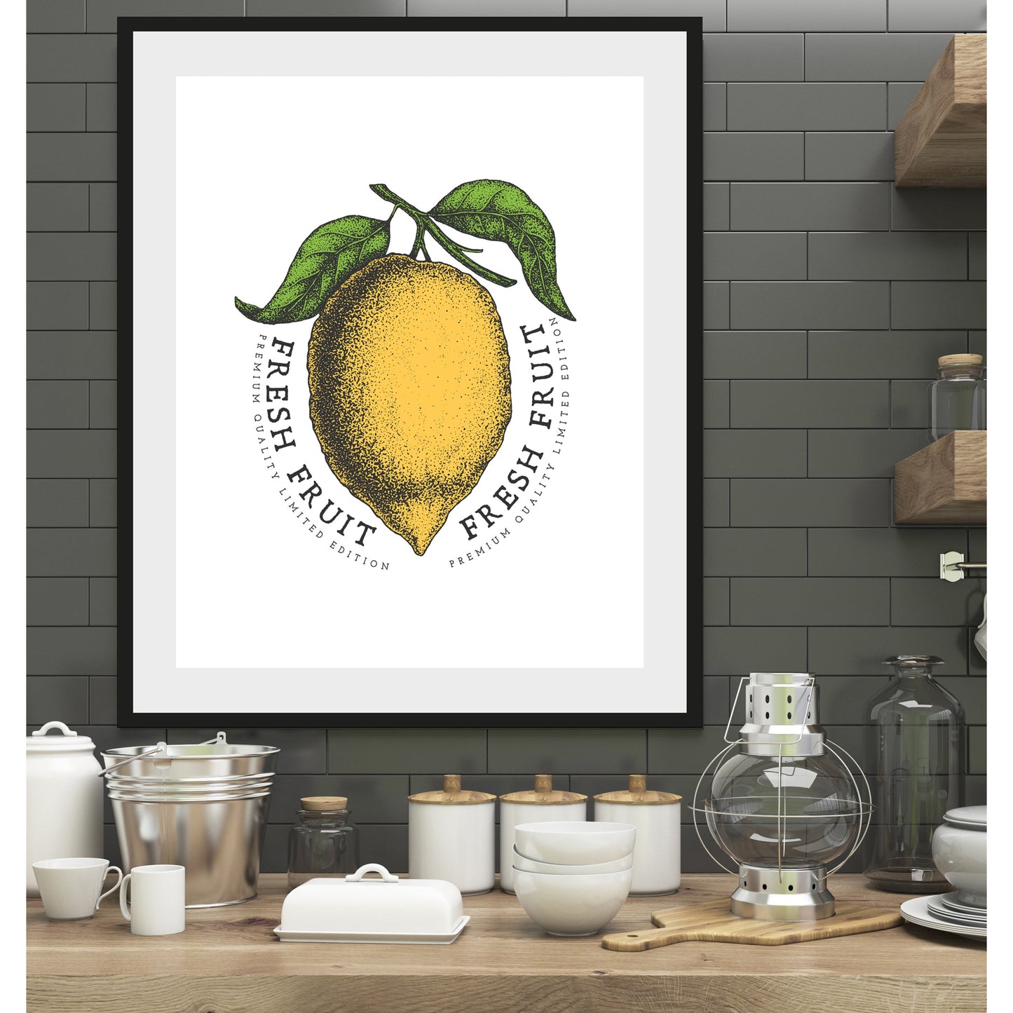 Rahmenbild - Fresh Fruit Wohnbeispiel