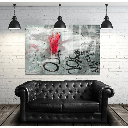 Acrylglasbild - Wanted Wohnbeispiel