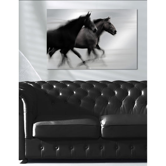 Aluminiumbild - Running Wohnbeispiel