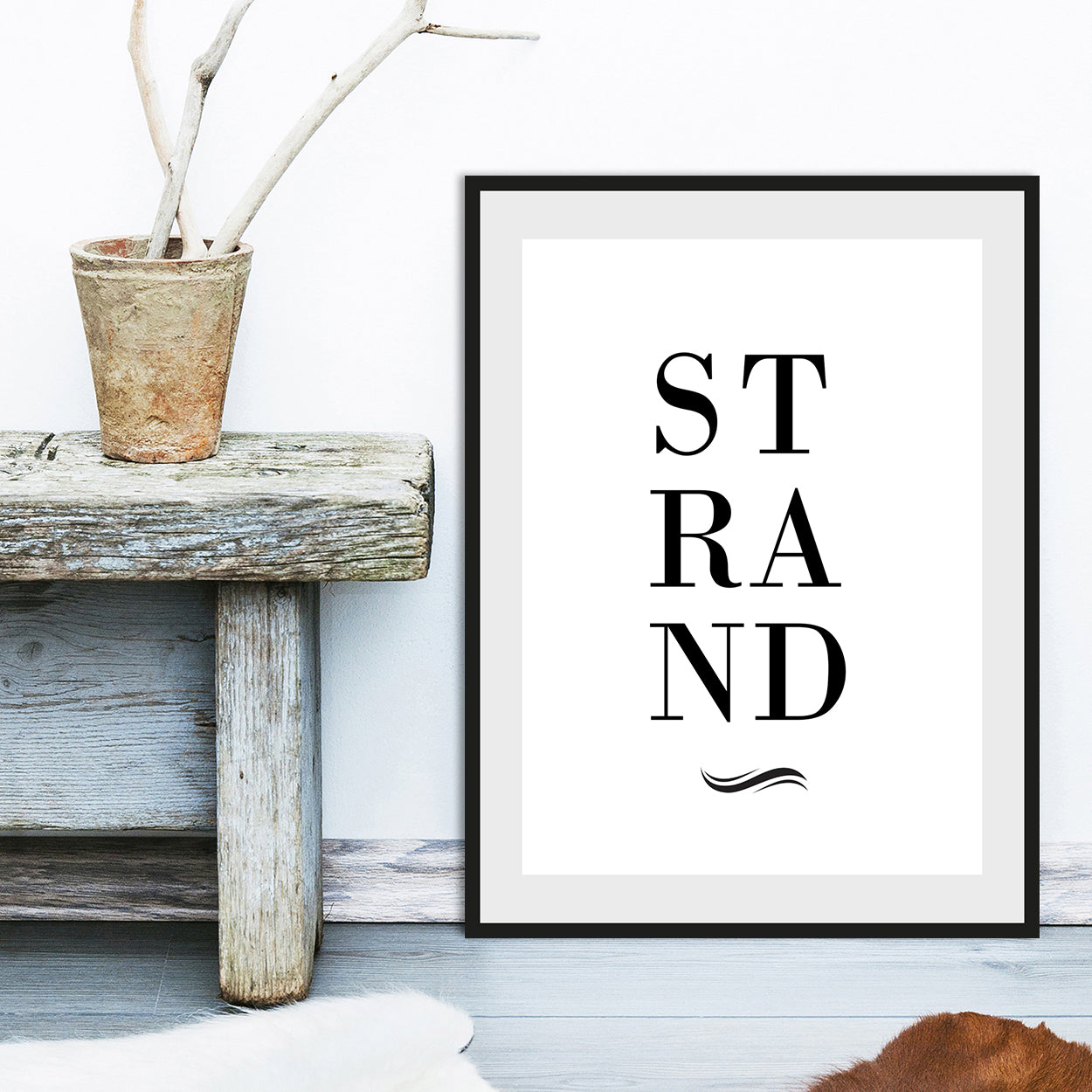 Rahmenbild - Strand Wohnbeispiel