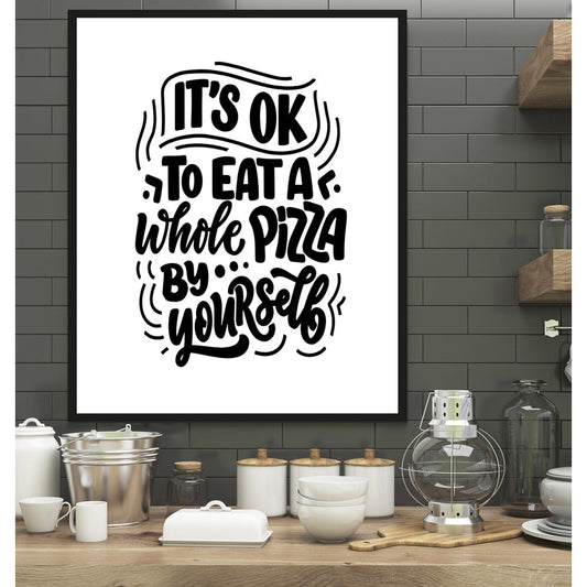 Rahmenbild - Its ok to eat.. Wohnbeispiel