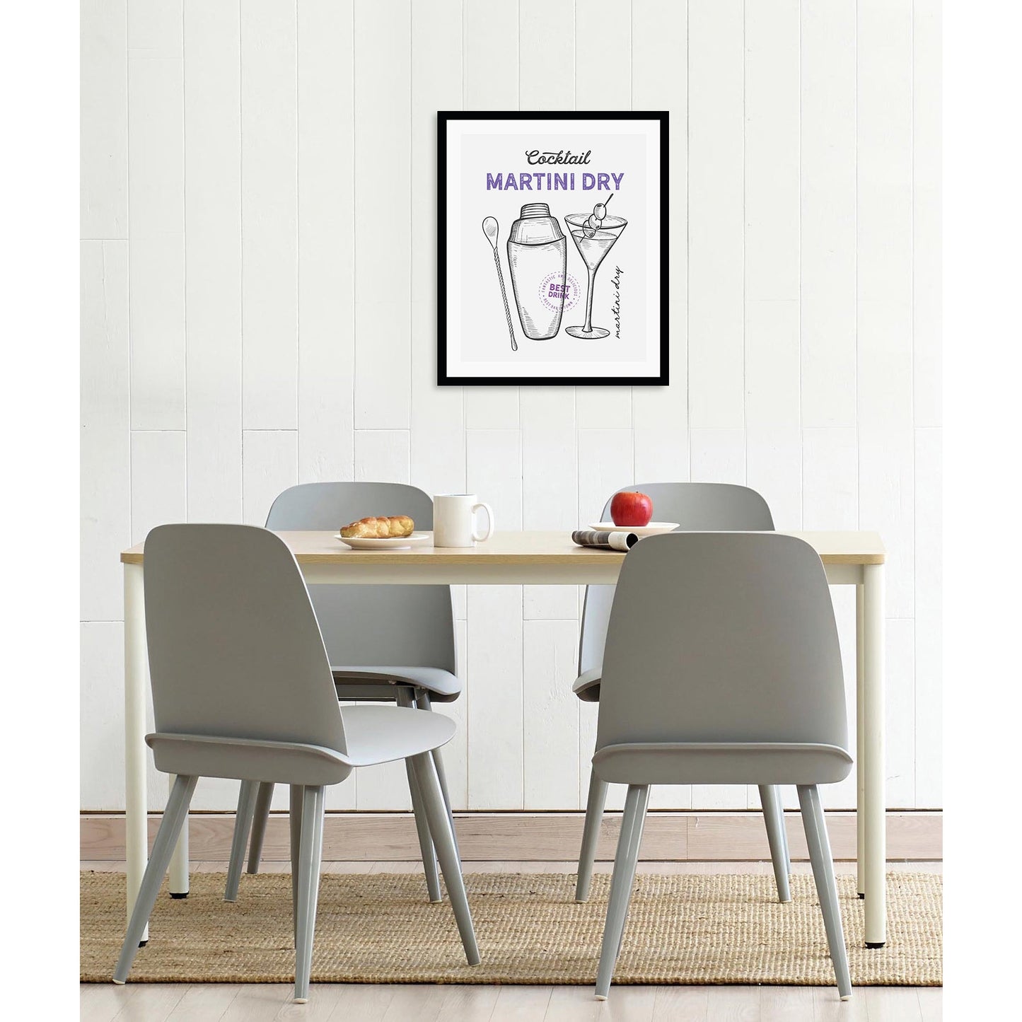 Rahmenbild - Cocktail Martini Dry Wohnbeispiel