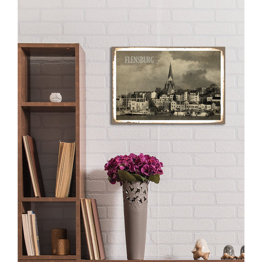 Blechschild - Flensburg Wohnbeispiel