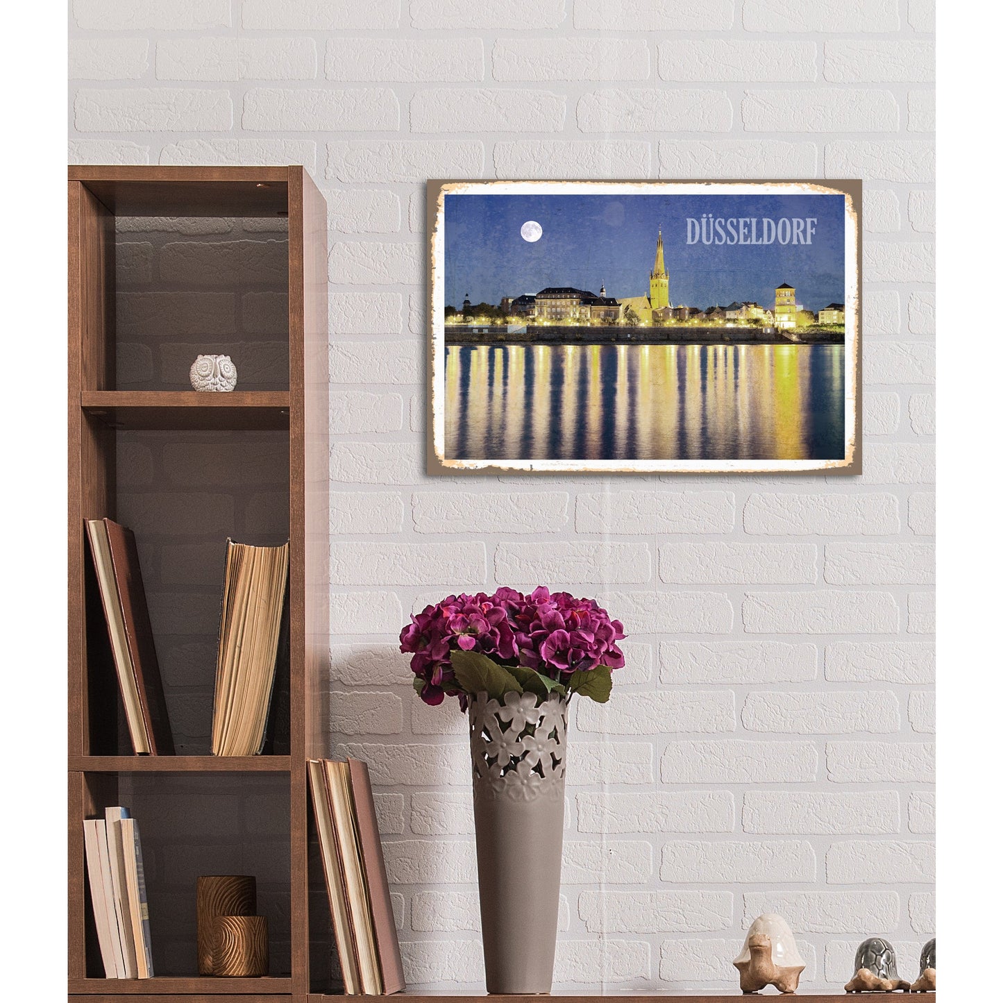 Blechschild - Düsseldorf Wohnbeispiel