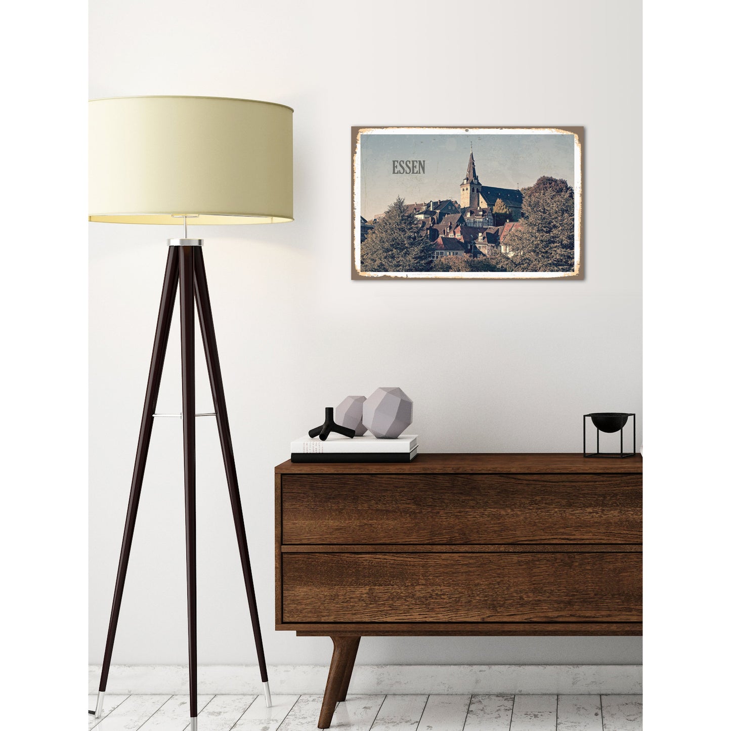 Blechschild - Essen Wohnbeispiel