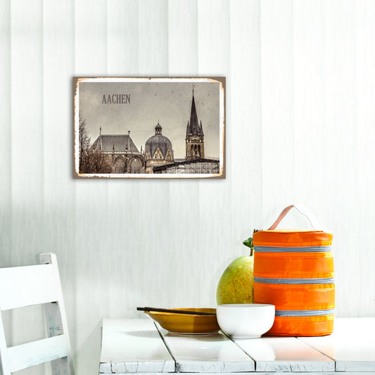Blechschild - Aachen Wohnbeispiel