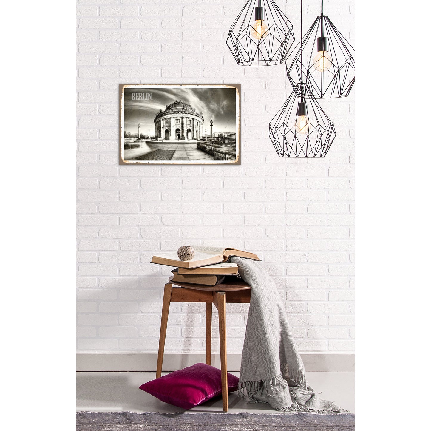 Blechschild - Berlin Wohnbeispiel