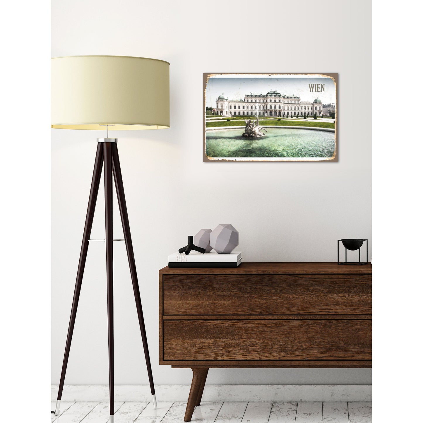 Blechschild - Wien Wohnbeispiel