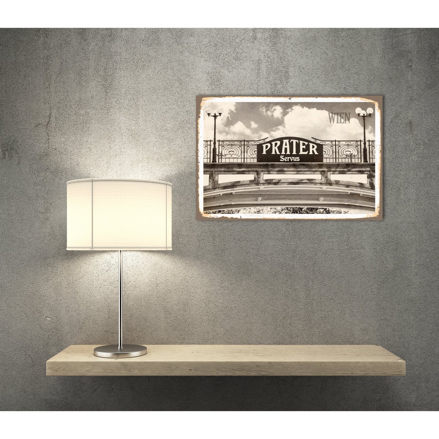 Blechschild - Wien Wohnbeispiel